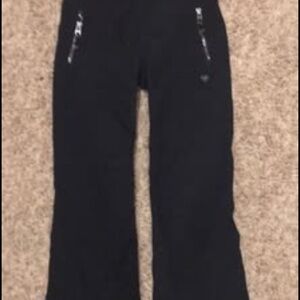 Obermeyer Jolie Softshell Snow Pant, Teen Girls' Size M (10-12) Black Snow Pants